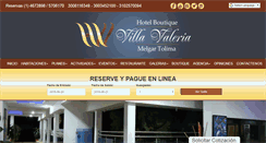 Desktop Screenshot of hotelmelgarvillavaleria.com